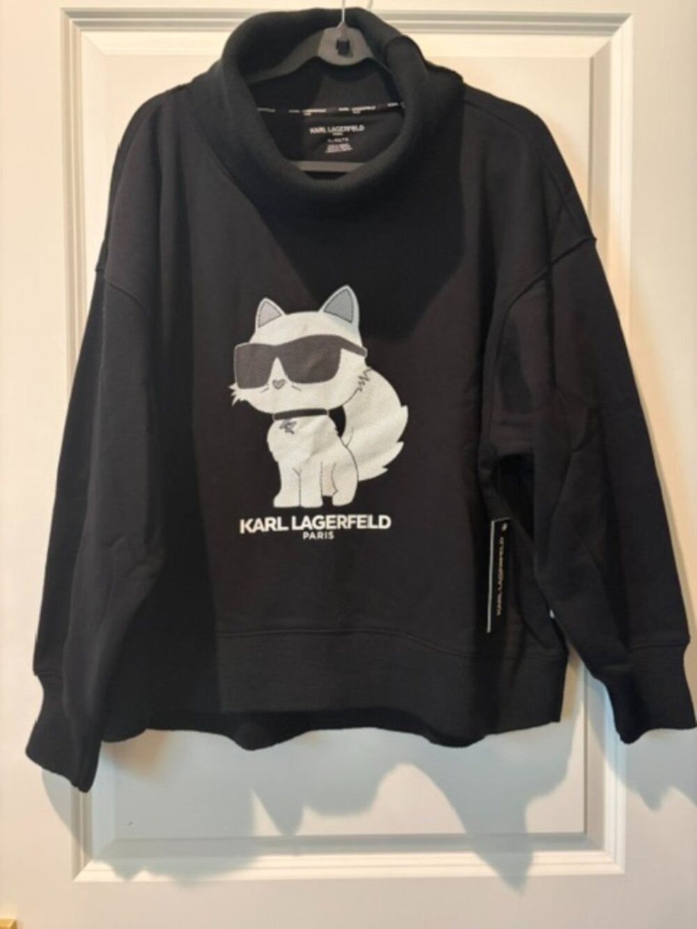 NWT Karl Lagerfeld Coupette Cat Sweatshirt